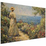  Plakat - Nostalgic impression - a pensive woman contemplating 90x60 Bez okvira | shoptok.hr