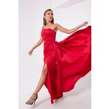 Lafaba Evening & Prom Dress - Red - Wrapover cene
