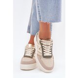 Boto Women's Platform Sneakers Leopard Beige Kelsia | Shoptok.si
