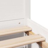 vidaXL Okvir kreveta bez madraca bijeli 150x200 cm od masivne borovine | shoptok.hr