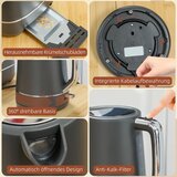  Set koji se sastoji od kuhala za vodu od 1 7 l i tostera sa 6 stupnjeva pečenja sive boje | shoptok.hr