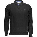 U.S. Polo Assn. US POLO MEN&#39;S LONG SLEEVED POLO BLACK Cene