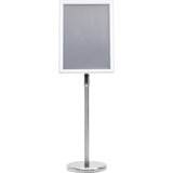  Stalak za plakate A3 s postoljem srebrni od aluminijske legure | shoptok.hr