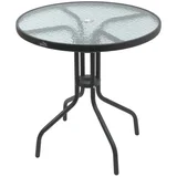 Vrtni sto prečnika 70 cm, crne boje