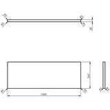 Sapho Pult omarice za umivalnik iz masivnega hrasta v naravni barvi 100x36 cm Woody – | Shoptok.si
