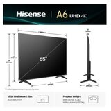 Hisense Televizor 65A6Q TV UHD, 4K-UHD, diagonala 165 cm | Shoptok.si