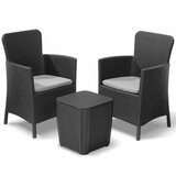 Allibert Balkonska garnitura Miami 5-delna grafitna 223815 | Shoptok.si