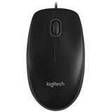 Logitech B100 OEM črna žična optična miška | Shoptok.si