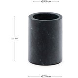Kave Home Tamno zelena mramorna čaša za četkice za zube Elenei – | shoptok.hr