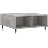  Stolić za kavu siva boja betona 60x60x30 cm konstruirano drvo | shoptok.hr