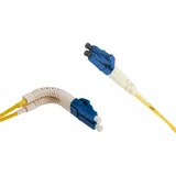  NFO Patch cord, LC UPC-LC UPC, Singlemode 9 125, G.657A2, Duplex, 90 degree, 2m