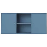 Hammel Furniture Plava niska viseća komoda 133x61 cm Mistral –