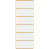  Drsna vrata zlata 76x205 cm prozorno ESG steklo in aluminij, (20983389) | Shoptok.si