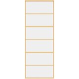  Klizna vrata zlatna 76x205 cm prozirno staklo ESG i aluminij | shoptok.hr