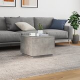  Stolić za kavu s LED svjetlima siva boja betona 50 x 50 x 40 cm | shoptok.hr