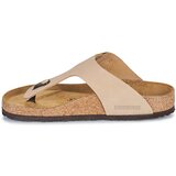 Birkenstock Japonke Gizeh Big Buckle LENB Sandcastle Bež | Shoptok.si