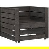 Maison Chic Seti vrtnega pohištva - Vrtna garnitura - Vrtni pohištvo set 2-delna iz palet siva impreg. borovina, (21810717) | Shoptok.si
