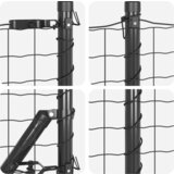 vidaXL Evropska ograja z 13 ostroki 0.8x25 m cinkano jeklo siva | Shoptok.si