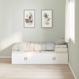  Krevetna konstrukcija Bijelo 90 x 190 cm Konstruirano drvo | shoptok.hr