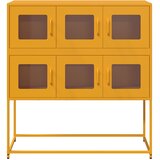  Komoda boja senfa 100,5x39x107 cm hladno valjani čelik | Eponuda.ba