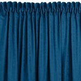  Curtain MILANA color indigo style classic dragon tape transparent 10 cm with fringe 3 cm chenille 420x175 HOMEDE | shoptok.hr