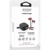 Guess žične slušalke črno rdeče in bluetooth zvočnik Cene