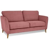 Scandic Rožnata sedežna garnitura iz rebrastega žameta 170 cm Paris – | Shoptok.si