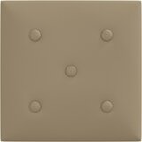  Zidna uzglavlja 12 pcs Boja cappuccina 30 x 30 cm Lažna koža | shoptok.hr