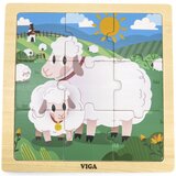 Viga puzzle 9 kom ovčica | shoptok.hr