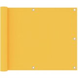 vidaXL Balkonsko platno rumeno 75x500 cm oksford blago Cene
