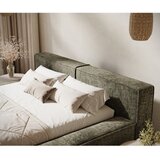 Maison de Rêve Tamno zeleni tapecirani bračni krevet s prostorom za odlaganje s podnicom 180x200 cm Voliera – | shoptok.hr