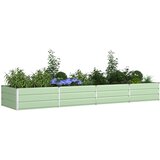  Sadilica Pastelno zelena 385 x 100 x 45 cm Cinkani čelik | shoptok.hr