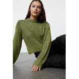 TRENDYOLMILLA ženski duks Twoaw25Kz00000, zelena | Eponuda.com