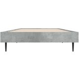  Kreveta boja betona 75x190 cm od konstruiranog drva | shoptok.hr