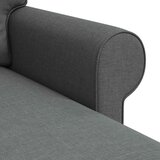 SOFA Tamno siva 215 x 138 x 80 cm Metal | shoptok.hr