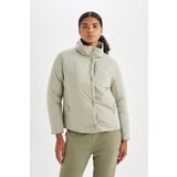 Defacto Fit Water Repellent Stand Collar Snap Closure Pocket Lightweight Jacket ePonuda