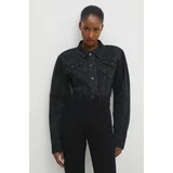 Answear Lab Jeans jakna ženska, črna barva