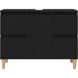  Kupaonski ormarić za sudoper Crni hrast 80 x 33 x 60 cm | shoptok.hr