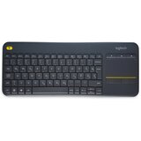 Logitech K400 Plus črna brezžična tipkovnica s sledilno ploščico s slovenskimi tipkami | Shoptok.si
