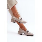 S. BARSKI Grey Patent Leather Court Shoes with Block Heel S.Barski | Shoptok.si