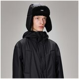 Rains Kape s šiltom FLEECE TRAPPER HAT W2T3 Črna | Shoptok.si