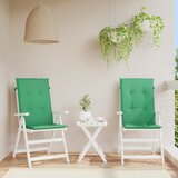  Jastuci za vrtne stolice 2 kom zeleni 120x50x3 cm od tkanine | shoptok.hr