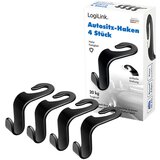 Logilink car seat hooks, 4 pieces, 20 kg per hook, black, AA0165 | ePonuda.com