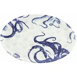 Villa Altachiara plavo-bijeli keramički tanjur za posluživanje Positano, 40 x 25 cm
