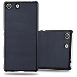 Cadorabo Case, združljiv s Sonyjem v Woody Blue - Hard Case zaščitni pokrov v lesu videz pred praskami in udarci, (20567725) | Shoptok.si