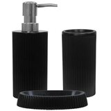  PZR-066 black bathroom set (3 pieces) | ePonuda.com