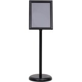  Stalci za plakate 2 pcs Crna 32.7 x 24 x 108 cm Aluminij | shoptok.hr
