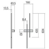  Redo 01-2744 - LED zidno svetlo TANGENT LED/13W/230V CRI 90 belo | Eponuda.com