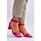 EVENTO Women's Sandals On Heel Fuchsia Lexi | Shoptok.si