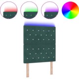  LED uzglavlje Tamnozeleno 80 cm Baršun | shoptok.hr